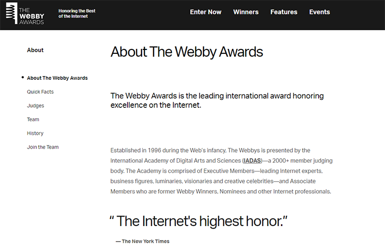 Os Webbys